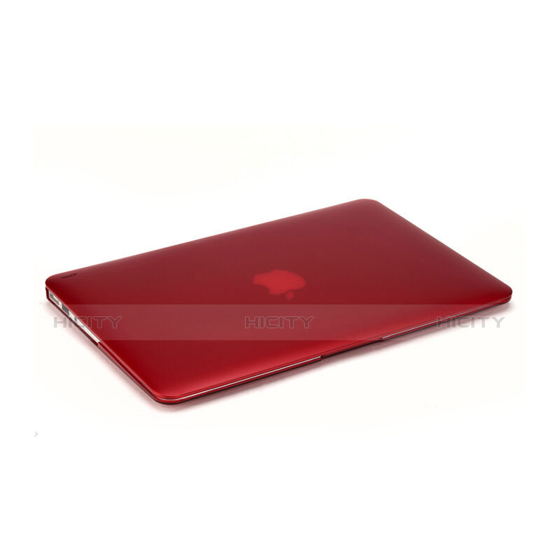 Carcasa Dura Ultrafina Transparente Mate para Apple MacBook Air 11 pulgadas Rojo