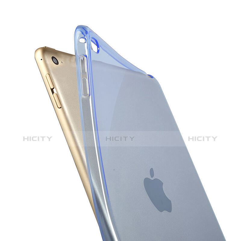 Carcasa Gel Ultrafina Transparente para Apple iPad Mini 4 Azul