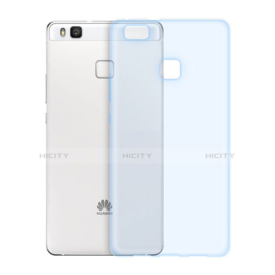 Carcasa Gel Ultrafina Transparente para Huawei G9 Lite Azul