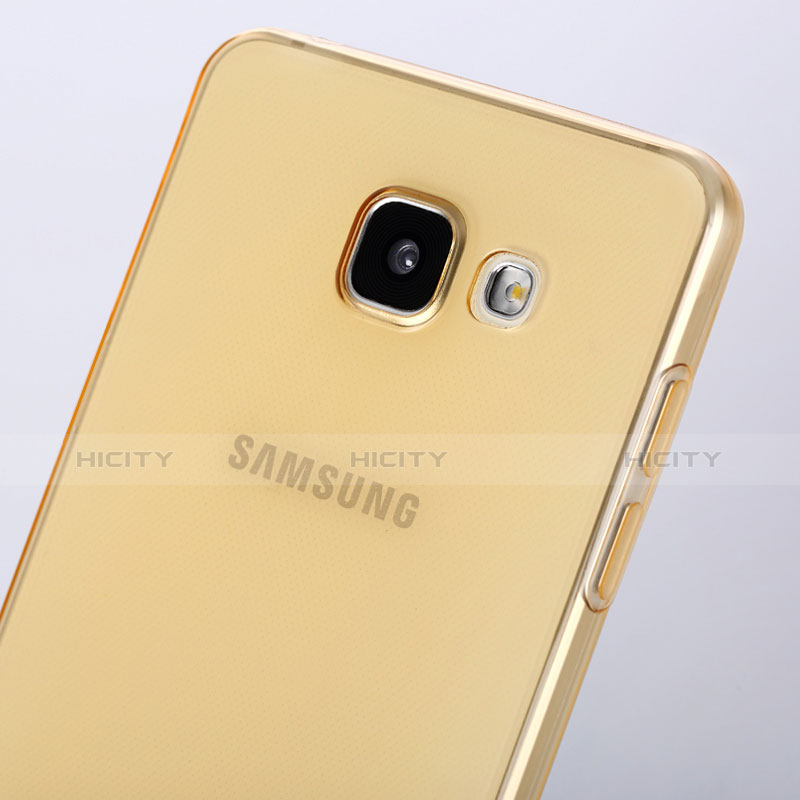 Carcasa Gel Ultrafina Transparente para Samsung Galaxy A5 (2016) SM-A510F Oro