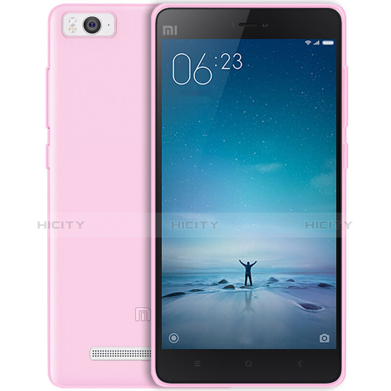 Carcasa Gel Ultrafina Transparente para Xiaomi Mi 4i Rosa