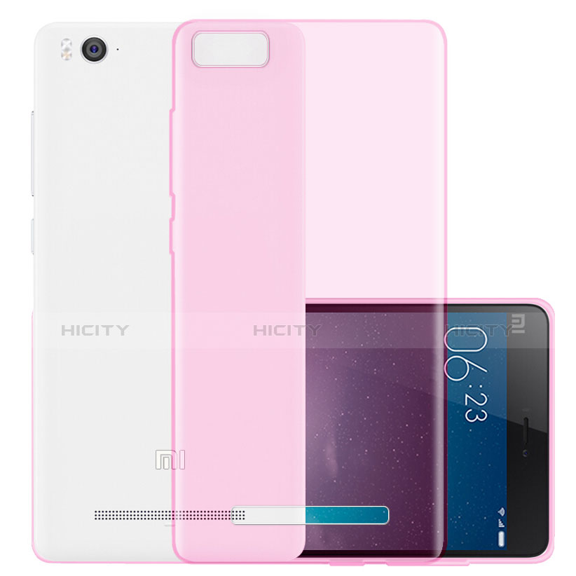 Carcasa Gel Ultrafina Transparente para Xiaomi Mi 4i Rosa