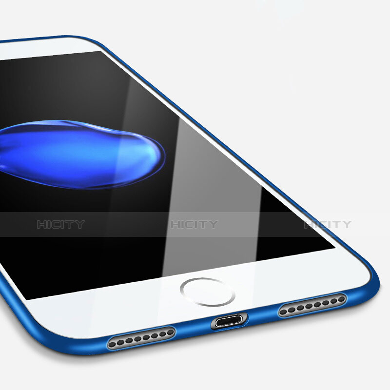 Carcasa Silicona Goma Gel para Apple iPhone 7 Plus Azul
