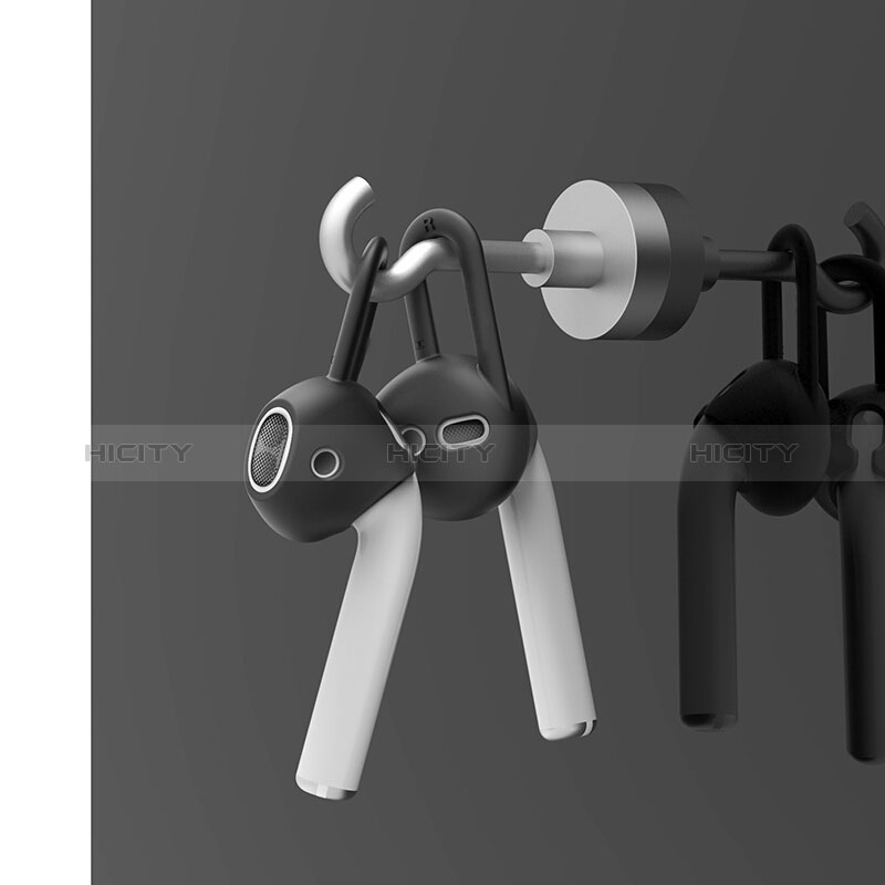 Carcasa Silicona Goma para Apple AirPods Negro