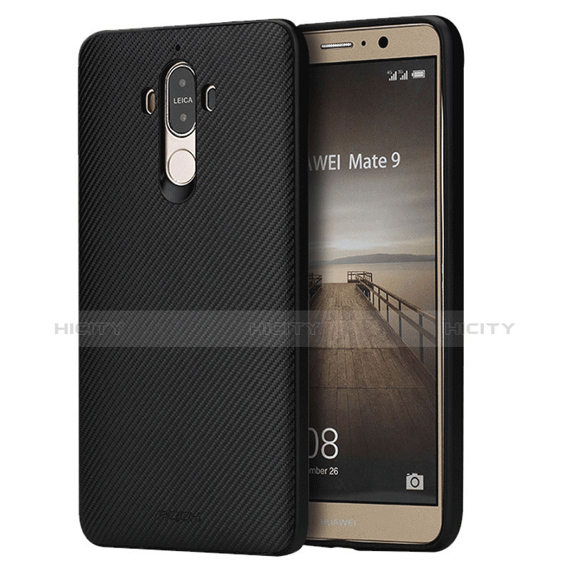 Carcasa Silicona Goma Twill para Huawei Mate 9 Negro