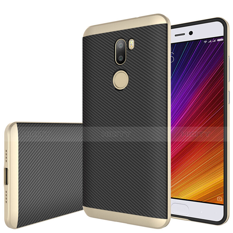 Carcasa Silicona Goma Twill para Xiaomi Mi 5S Plus Oro