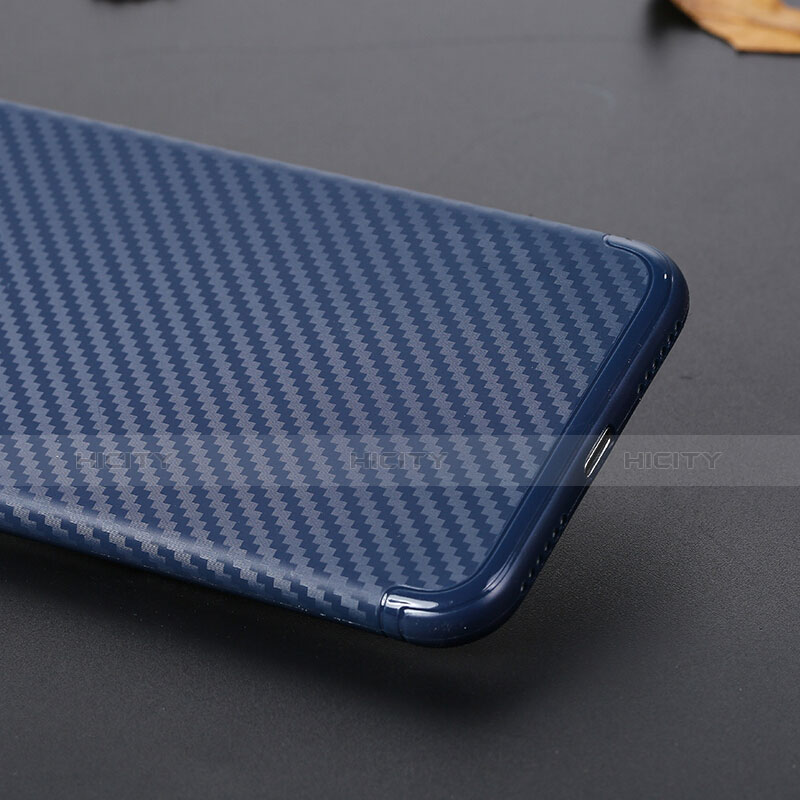 Carcasa Silicona Goma Twill Z01 para Apple iPhone 8 Azul