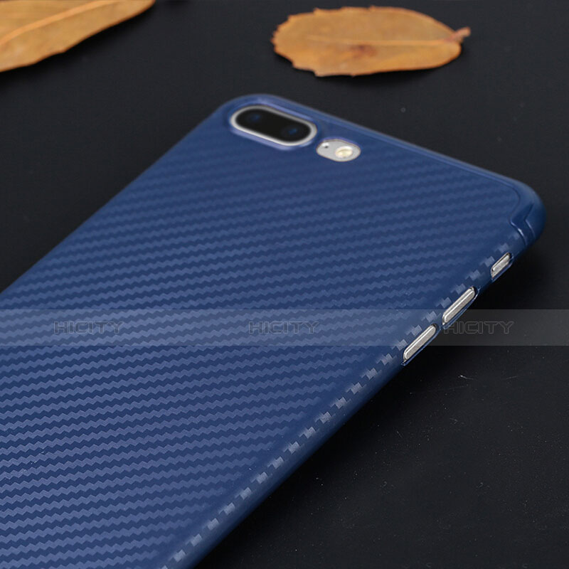 Carcasa Silicona Goma Twill Z01 para Apple iPhone 8 Plus Azul