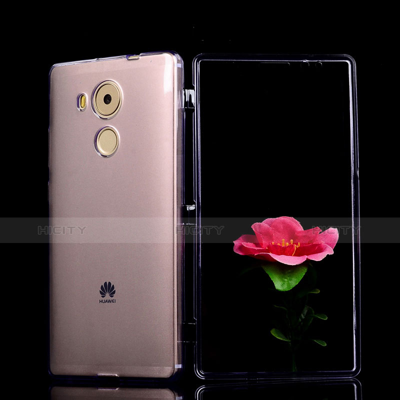 Carcasa Silicona Transparente Cubre Entero para Huawei Mate 8 Rosa