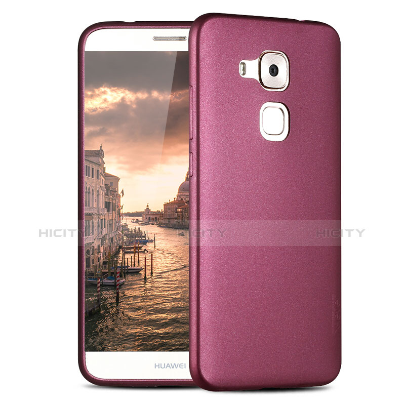 Carcasa Silicona Ultrafina Goma 360 Grados para Huawei G9 Plus Morado