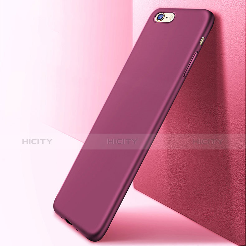 Carcasa Silicona Ultrafina Goma H06 para Apple iPhone 6 Plus Morado