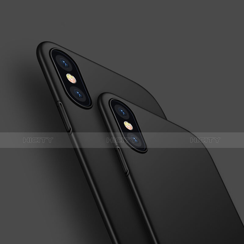 Carcasa Silicona Ultrafina Goma M01 para Apple iPhone Xs Max Negro