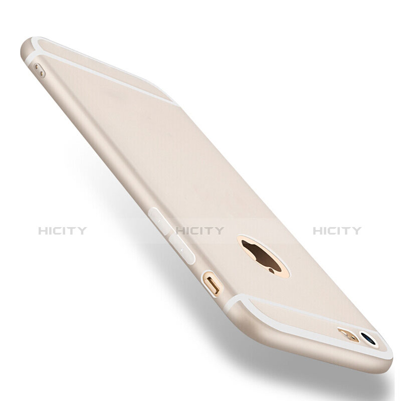 Carcasa Silicona Ultrafina Goma para Apple iPhone 6 Blanco