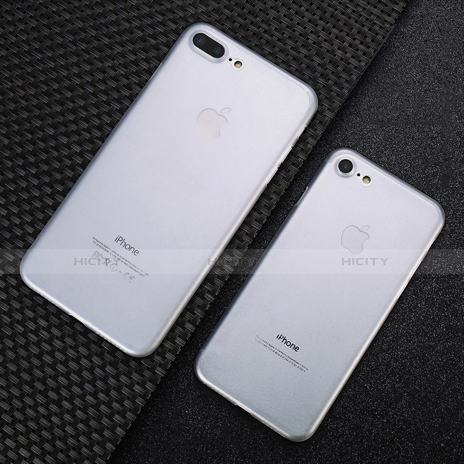 Carcasa Silicona Ultrafina Goma para Apple iPhone 8 Plus Claro