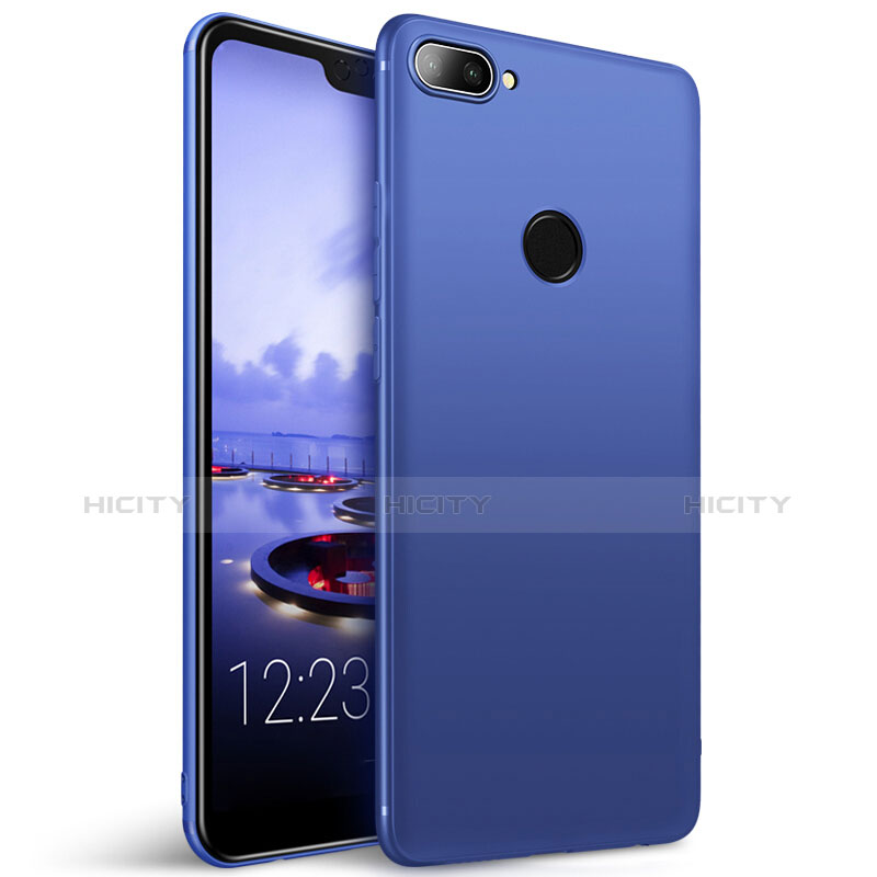 Carcasa Silicona Ultrafina Goma para Huawei Honor 9i Azul