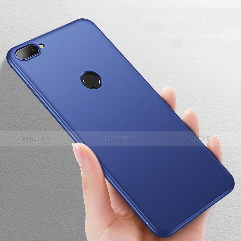 Carcasa Silicona Ultrafina Goma para Huawei Honor 9i Azul