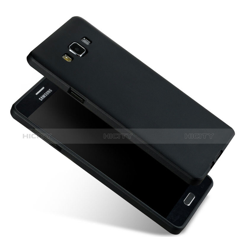 Carcasa Silicona Ultrafina Goma para Samsung Galaxy A7 Duos SM-A700F A700FD Negro