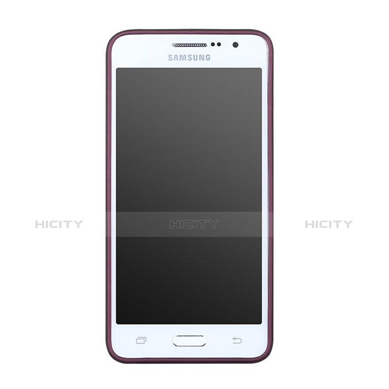 Carcasa Silicona Ultrafina Goma para Samsung Galaxy Grand Prime 4G G531F Duos TV Morado