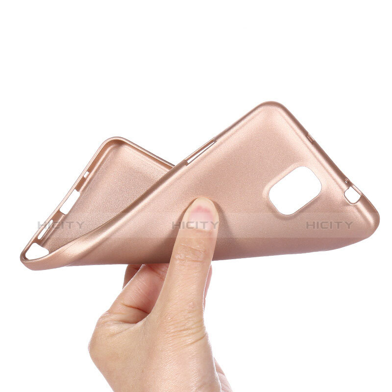 Carcasa Silicona Ultrafina Goma para Samsung Galaxy Note 3 N9000 Oro