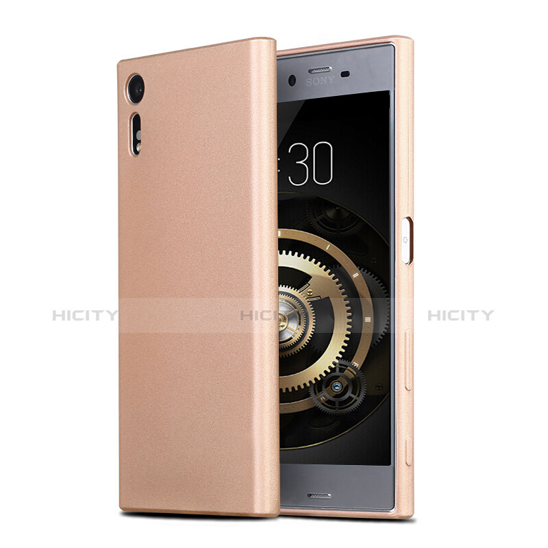 Carcasa Silicona Ultrafina Goma para Sony Xperia XZs Oro