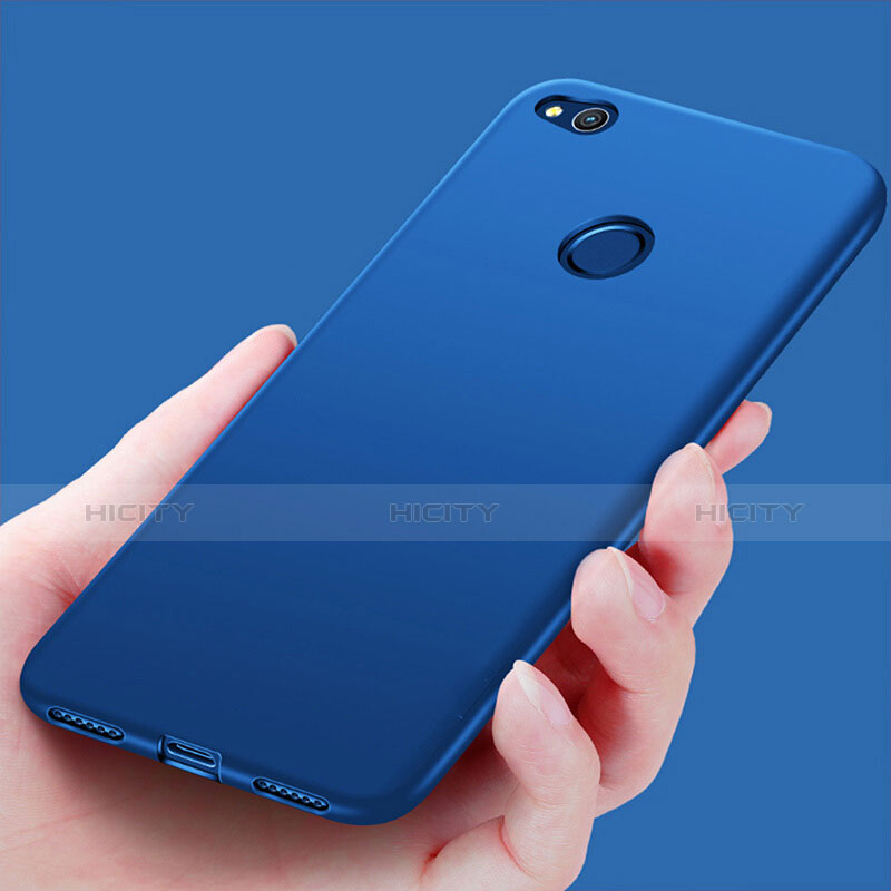 Carcasa Silicona Ultrafina Goma S02 para Huawei P8 Lite (2017) Azul