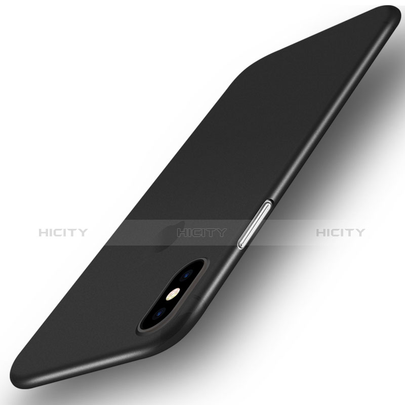 Carcasa Silicona Ultrafina Goma S03 para Apple iPhone Xs Negro