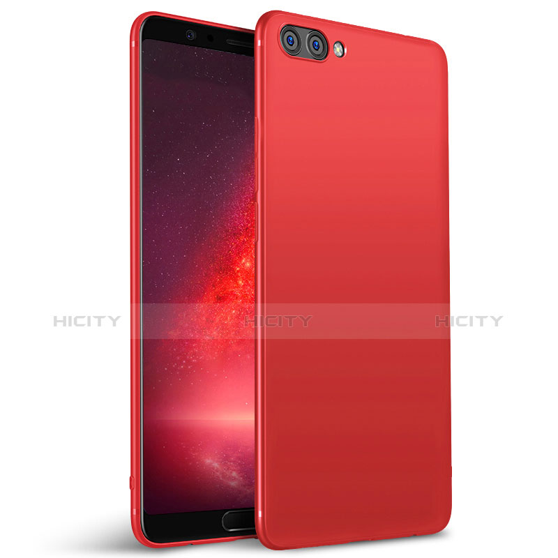 Carcasa Silicona Ultrafina Goma S04 para Huawei Honor V10 Rojo