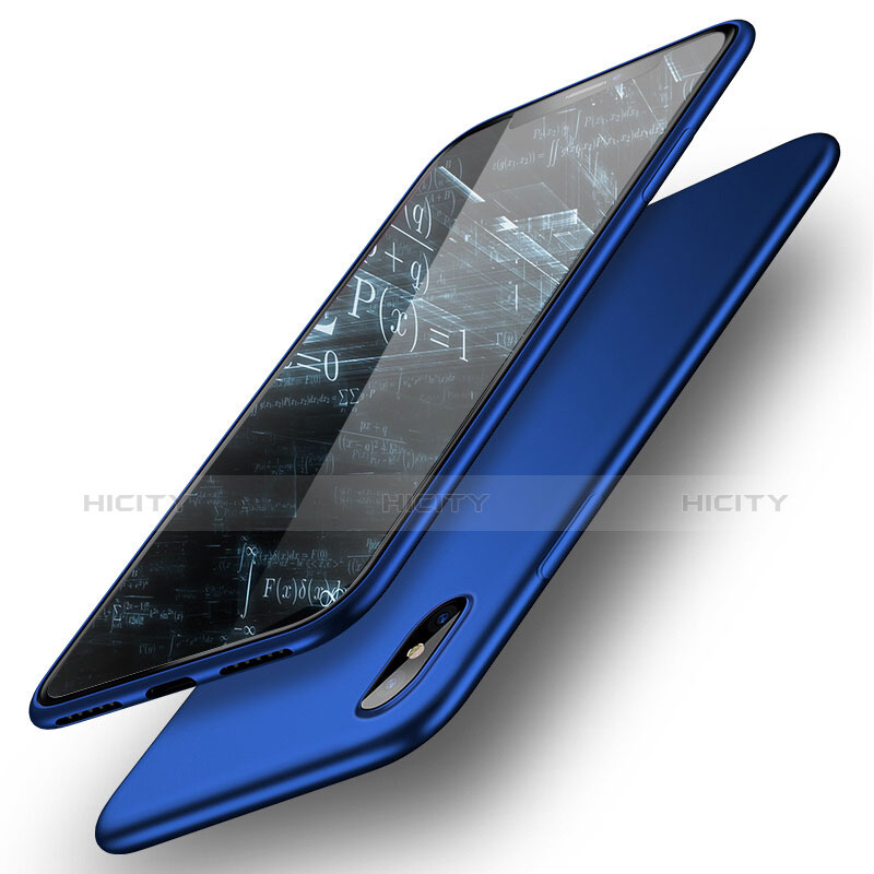 Carcasa Silicona Ultrafina Goma S05 para Apple iPhone X Azul