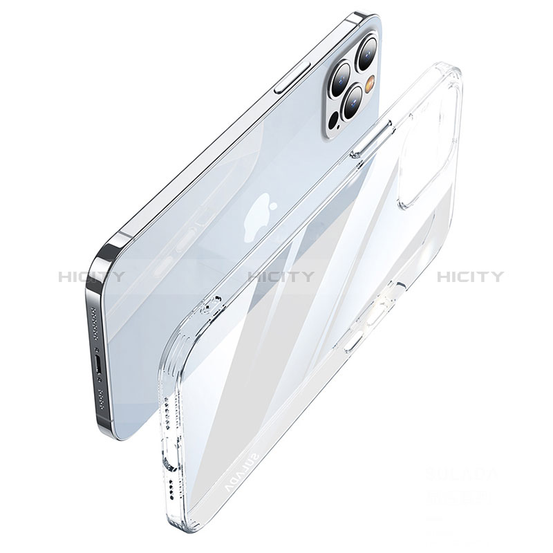 Carcasa Silicona Ultrafina Transparente C02 para Apple iPhone 15 Pro Claro