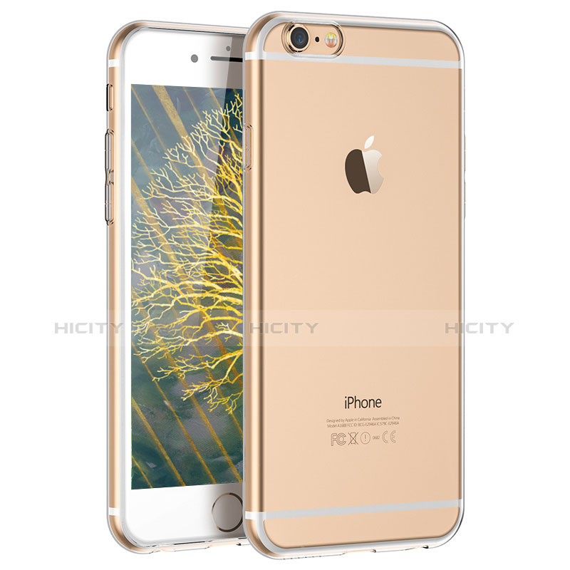 Carcasa Silicona Ultrafina Transparente H01 para Apple iPhone 6 Plus Claro