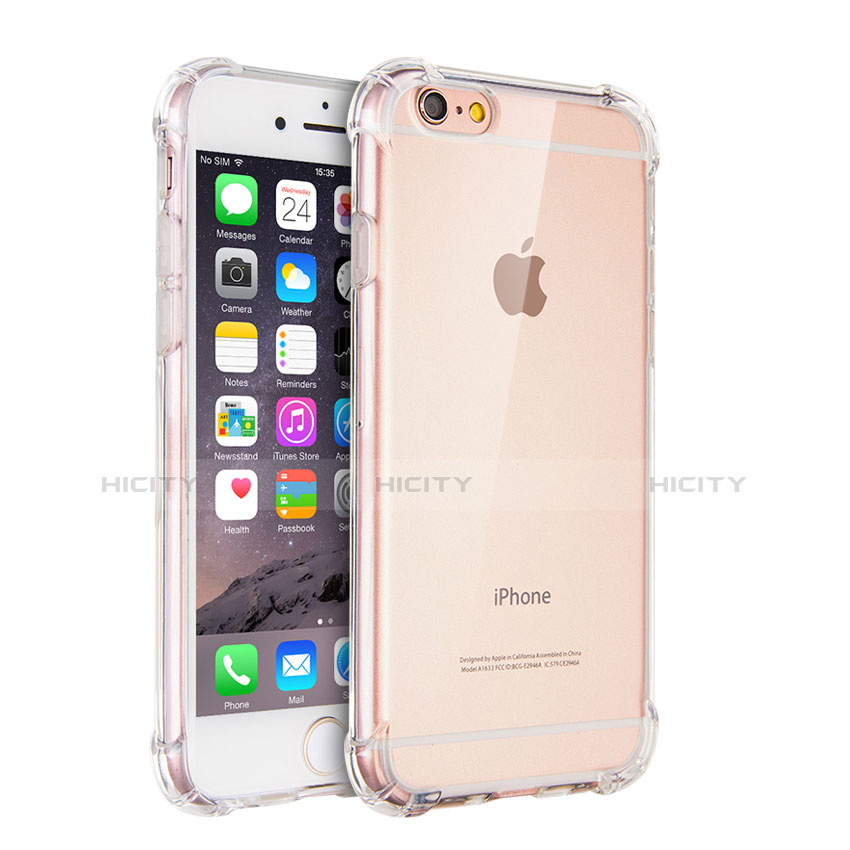 Carcasa Silicona Ultrafina Transparente H04 para Apple iPhone 6 Claro