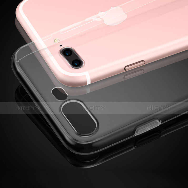 Carcasa Silicona Ultrafina Transparente H06 para Apple iPhone 7 Plus Claro