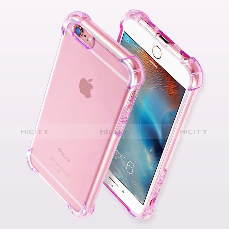 Carcasa Silicona Ultrafina Transparente H11 para Apple iPhone 6 Morado