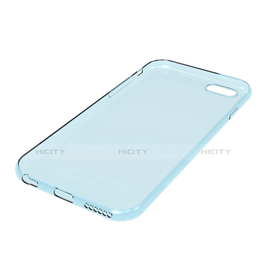 Carcasa Silicona Ultrafina Transparente para Apple iPhone 6 Plus Azul