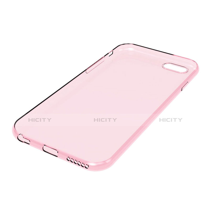 Carcasa Silicona Ultrafina Transparente para Apple iPhone 6 Plus Rosa