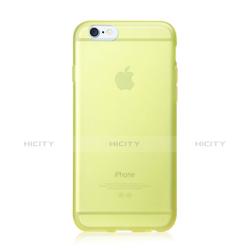 Carcasa Silicona Ultrafina Transparente para Apple iPhone 6 Verde