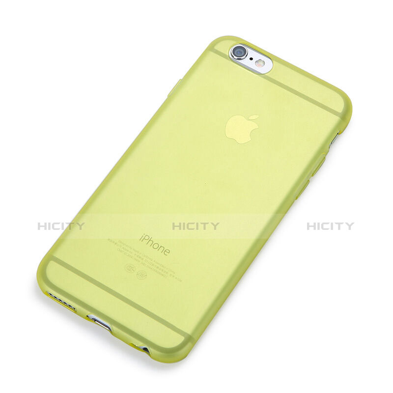 Carcasa Silicona Ultrafina Transparente para Apple iPhone 6 Verde