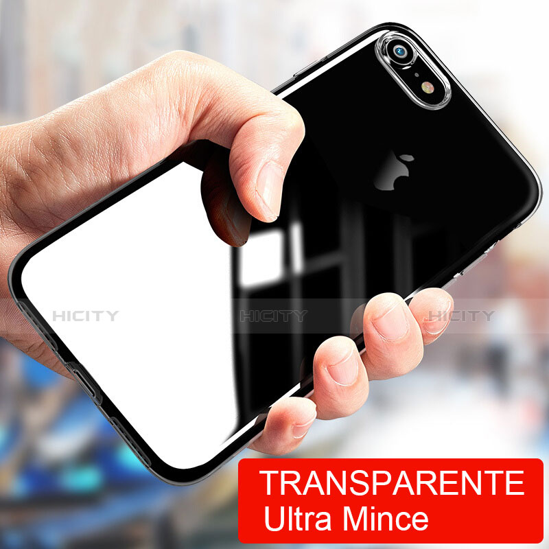 Carcasa Silicona Ultrafina Transparente para Apple iPhone 8 Claro