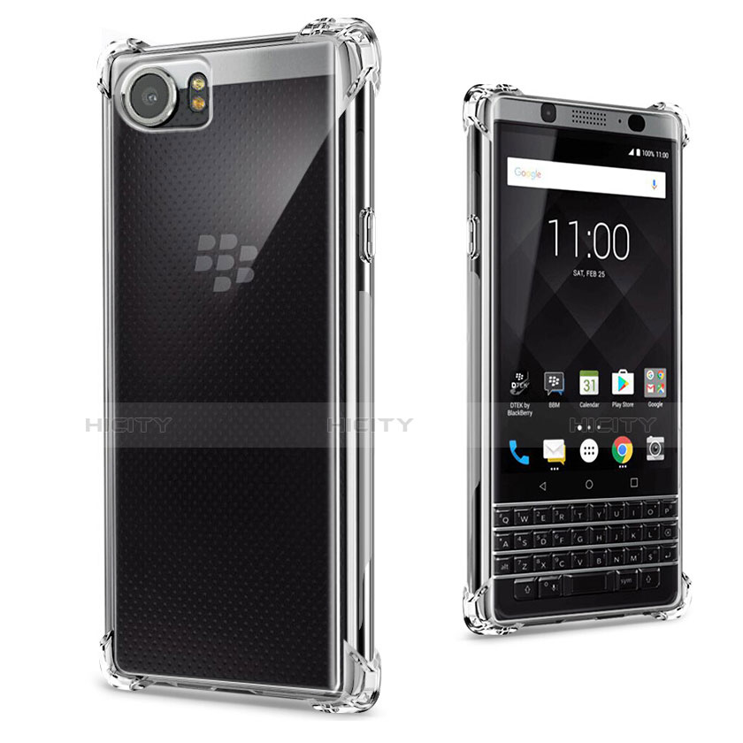 Carcasa Silicona Ultrafina Transparente para Blackberry KEYone Claro