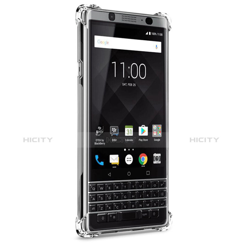 Carcasa Silicona Ultrafina Transparente para Blackberry KEYone Claro