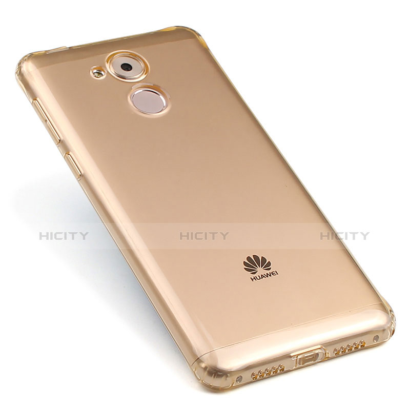 Carcasa Silicona Ultrafina Transparente para Huawei Nova Smart Oro