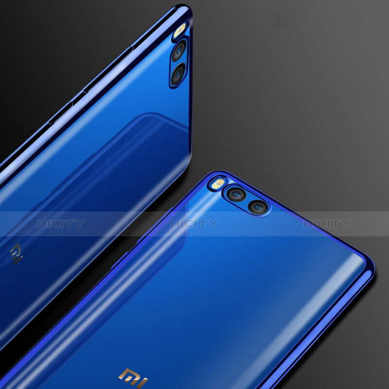 Carcasa Silicona Ultrafina Transparente para Xiaomi Mi Note 3 Azul