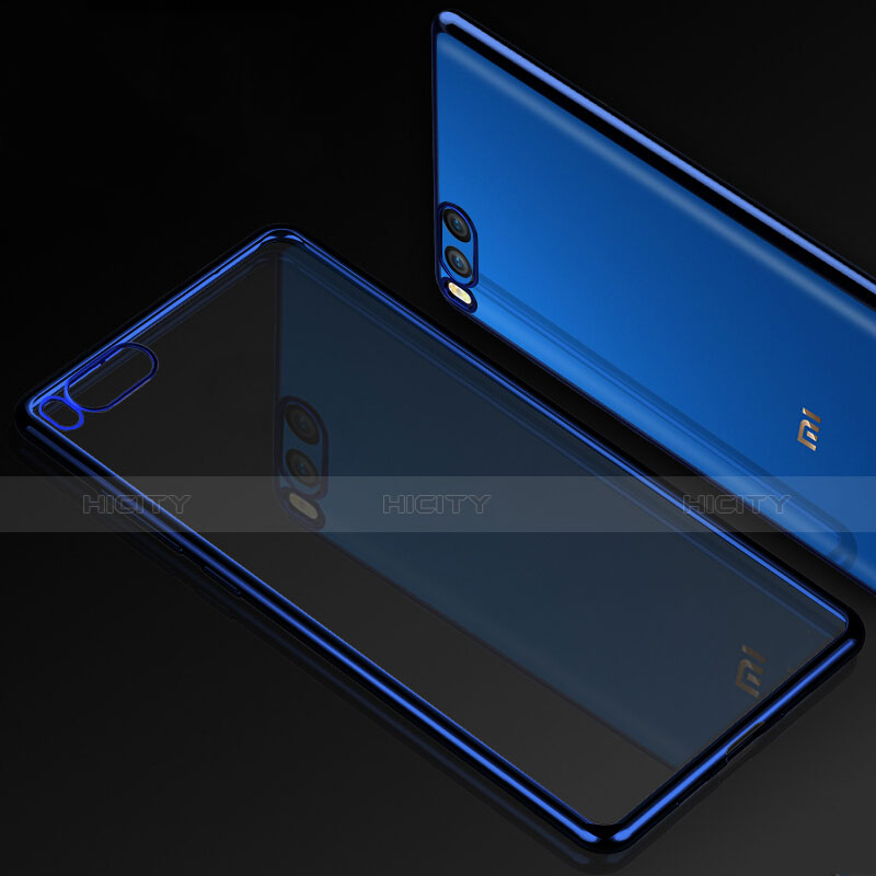 Carcasa Silicona Ultrafina Transparente para Xiaomi Mi Note 3 Azul