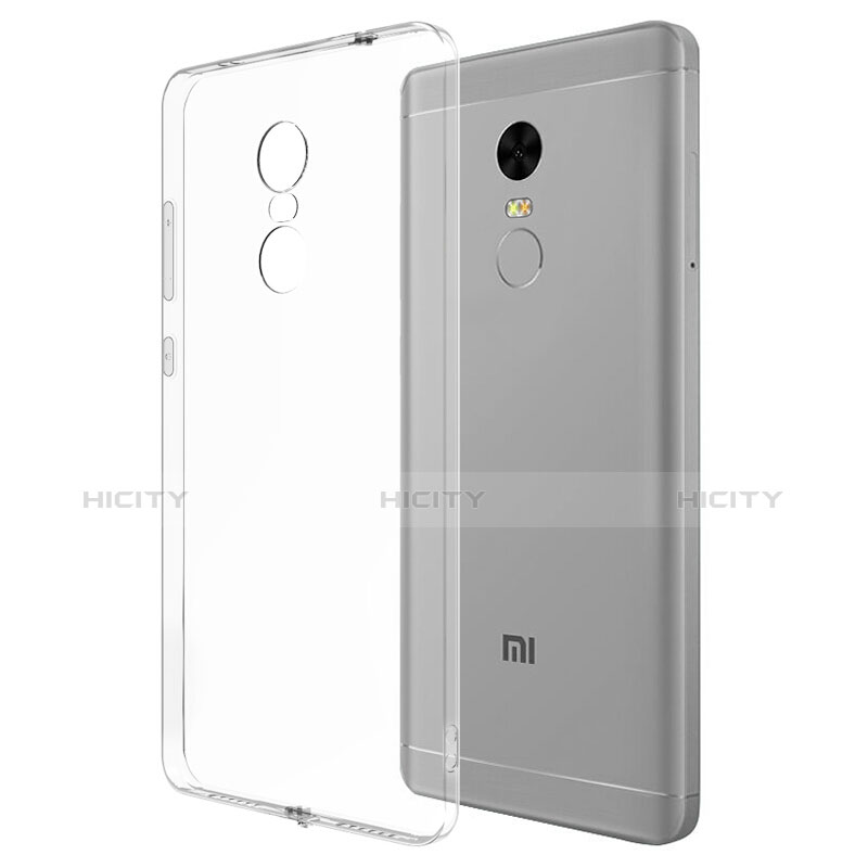 Carcasa Silicona Ultrafina Transparente para Xiaomi Redmi Note 4 Standard Edition Claro