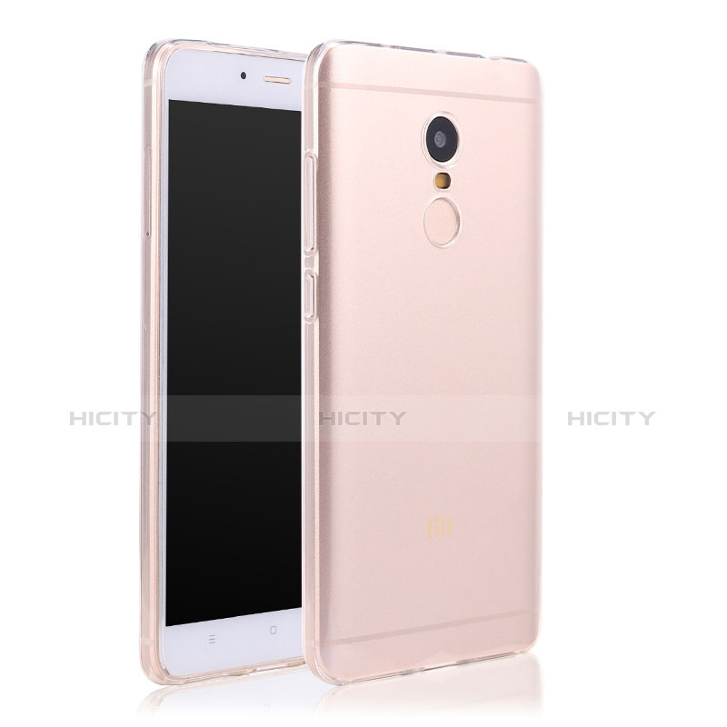 Carcasa Silicona Ultrafina Transparente Q02 para Xiaomi Redmi Note 4 Claro