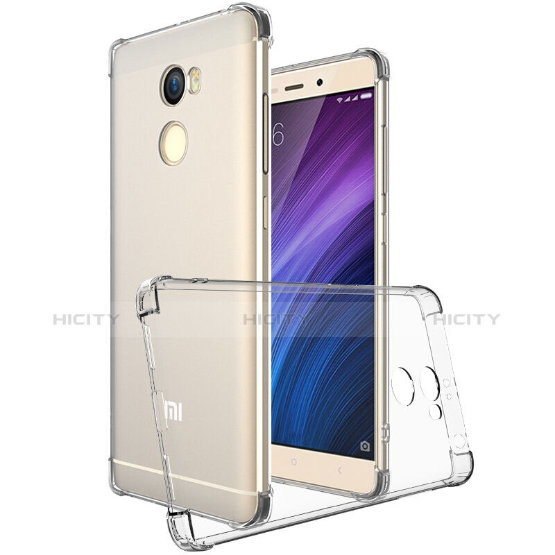 Carcasa Silicona Ultrafina Transparente Q04 para Xiaomi Redmi 4 Standard Edition Claro