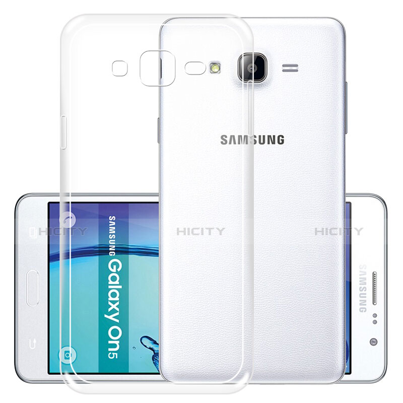 Carcasa Silicona Ultrafina Transparente R01 para Samsung Galaxy On5 Pro Claro