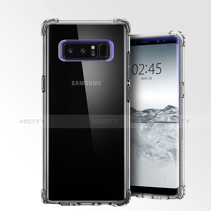 Carcasa Silicona Ultrafina Transparente R03 para Samsung Galaxy Note 8 Claro