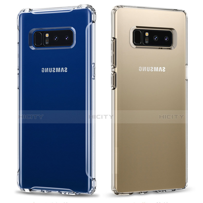 Carcasa Silicona Ultrafina Transparente R03 para Samsung Galaxy Note 8 Claro