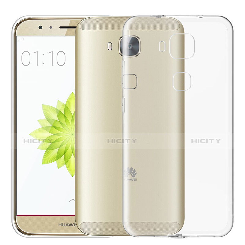 Carcasa Silicona Ultrafina Transparente T02 para Huawei G8 Claro